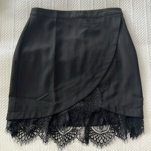 Women’s Black Skirt with Lace, BRAND NEW!